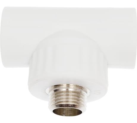 Комбинированный тройник VALFEX PP-R белый, 25х1/2 дюйма НР 10128125 127-0525