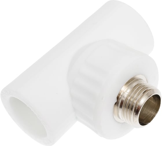 Комбинированный тройник VALFEX PP-R белый, 25х1/2 дюйма НР 10128125 127-0525