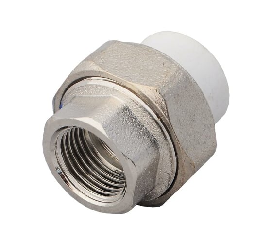 Комбинированная муфта VALFEX PP-R белая, разъем 20х1 дюйма ВР 10155125 127-0210 1