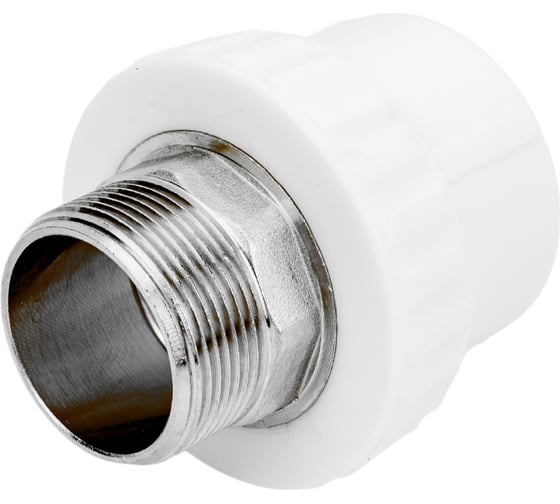 Комбинированная муфта VALFEX PP-R белая, под ключ 50х1 1/2 дюйма НР 10135050 127-0253