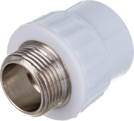 Комбинированная муфта VALFEX PP-R белая, 25х3/4 дюйма НР 10130025 127-0241
