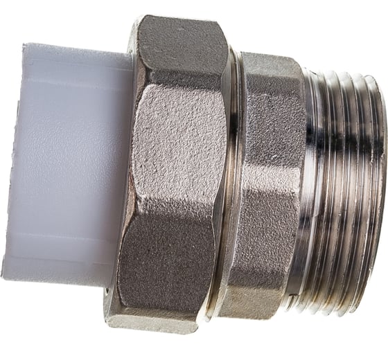Комбинированная муфта VALFEX PP-R белая, разъем 32х1 1/4 дюйма НР 10156132 127-0228