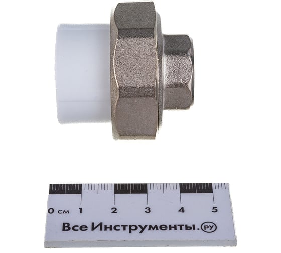 Комбинированная муфта VALFEX PP-R белая, разъем 25х1/2 дюйма ВР 10155115 127-0211