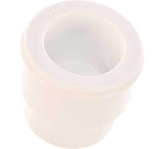 Переходная муфта VALFEX PP-R белая, 63х40 мм, вн/нр пайка 10006340 127-0288