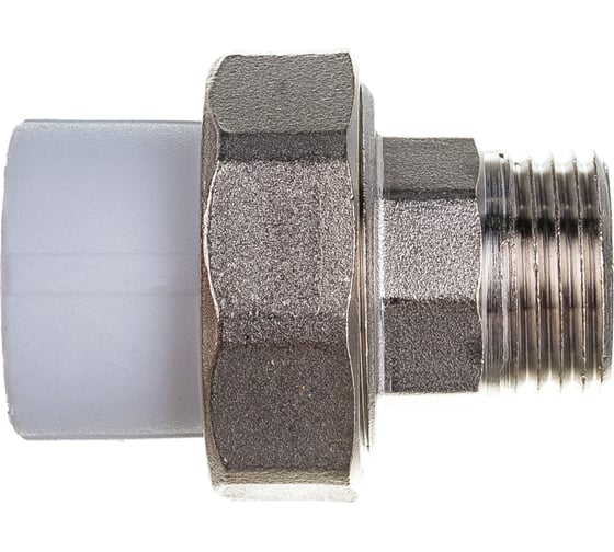 Комбинированная муфта VALFEX PP-R белая, разъем 20х1/2 дюйма НР 10156015 127-0220