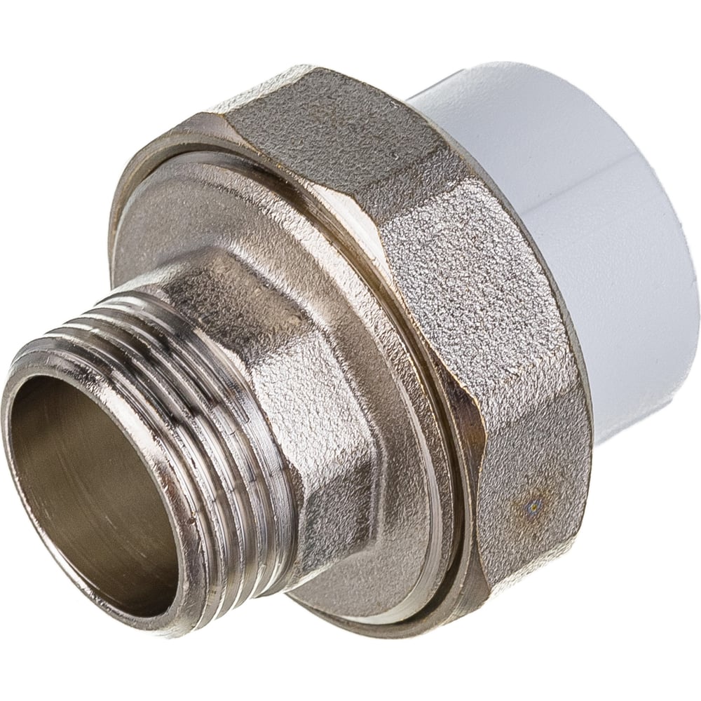 Комбинированная муфта VALFEX PP-R белая, разъем 25х3/4 дюйма НР ...