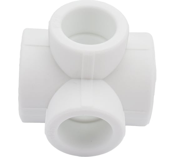 Крестовина VALFEX PP-R белая, 2-плоскостная, 32х25 мм 10118132 127-8213