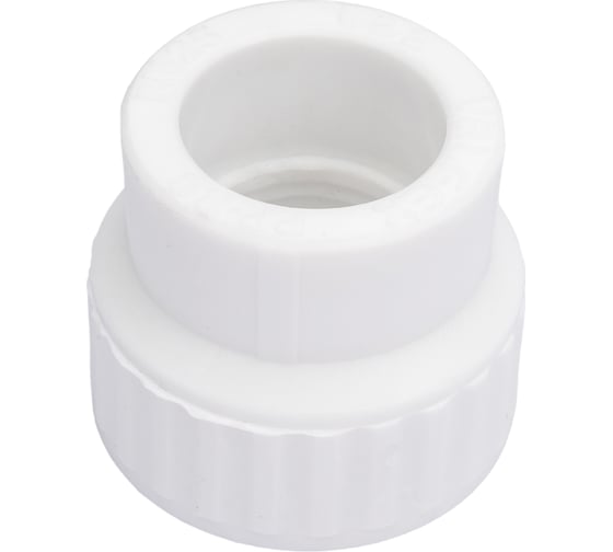 Комбинированная муфта PP-R белая, 32х1 дюйм ВР 10129032 127-0237