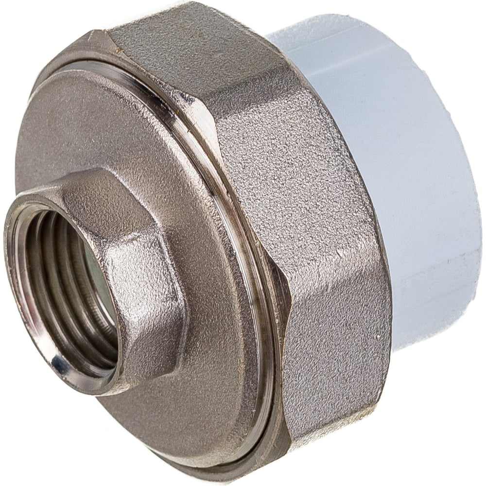 Комбинированная муфта VALFEX PP-R белая, разъем 32х1/2 дюйма ВР ...