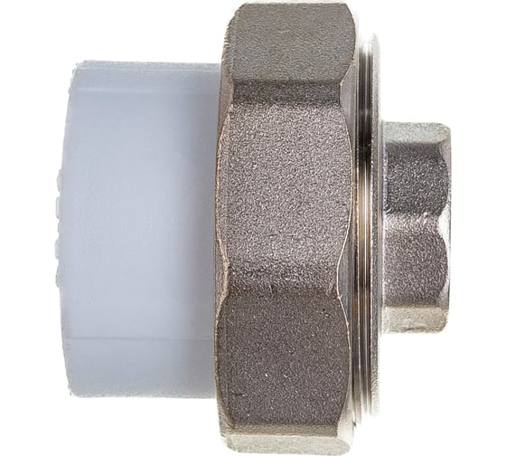 Комбинированная муфта VALFEX PP-R белая, разъем 32х1/2 дюйма ВР 10155215 127-1644