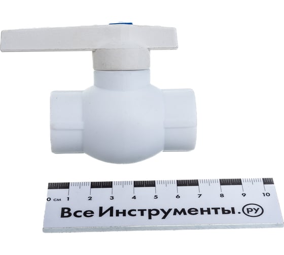 Шаровый кран VALFEX PP-R белый, 20 мм 10144020 007-7663