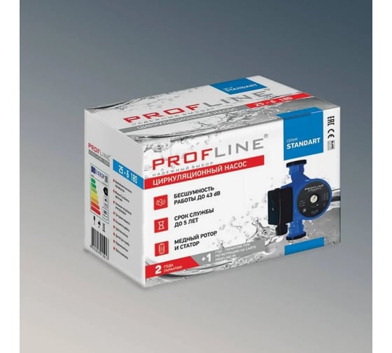 Циркуляционный насос PROFLINE standart 25/6-180 (гайки, б/кабеля) УТ-00047620