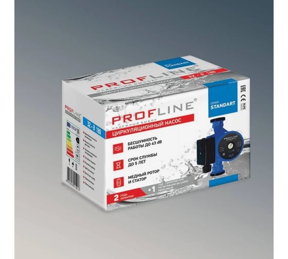 Циркуляционный насос PROFLINE standart 32/8 -180 (гайки, без кабеля) УТ-00047626