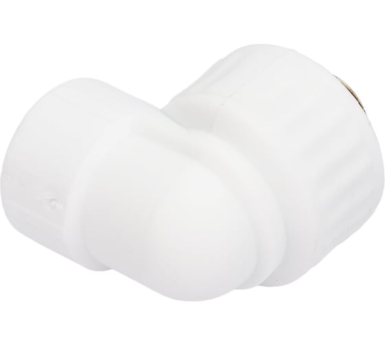Комбинированный угольник VALFEX PP-R белый, 25х1/2 дюйма НР 10126125 127-0594