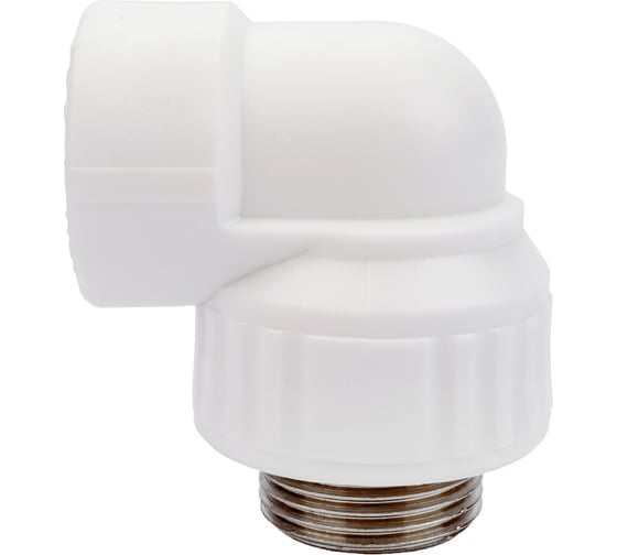 Комбинированный угольник VALFEX PP-R белый, 32х1 дюйма НР 10126032 127-0597