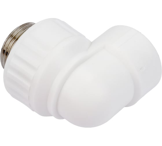 Комбинированный угольник VALFEX PP-R белый, 32х1 дюйма НР 10126032 127-0597