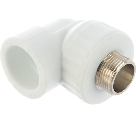 Комбинированный угольник VALFEX PP-R белый, 32х3/4 дюйма НР 10126132 127-0596