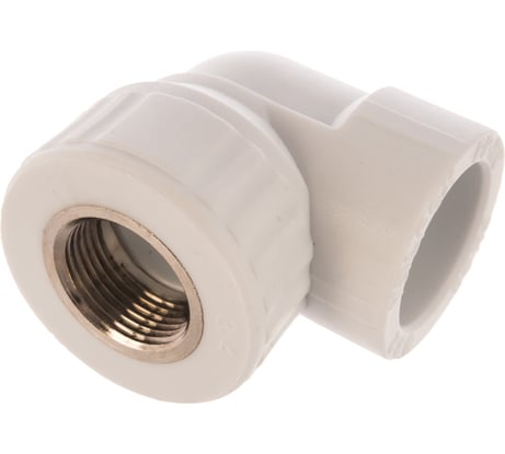 Комбинированный угольник VALFEX PP-R белый, 32х3/4 дюйма ВР 10125132 127-0590