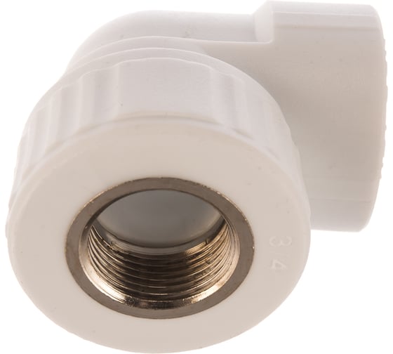 Комбинированный угольник VALFEX PP-R белый, 32х3/4 дюйма ВР 10125132 127-0590