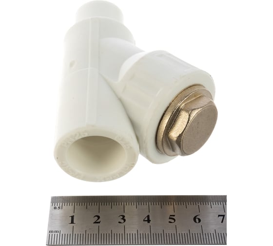 Сетчатый фильтр VALFEX PP-R белый, 25х45°, вн/нр пайка 10142025 036-0620