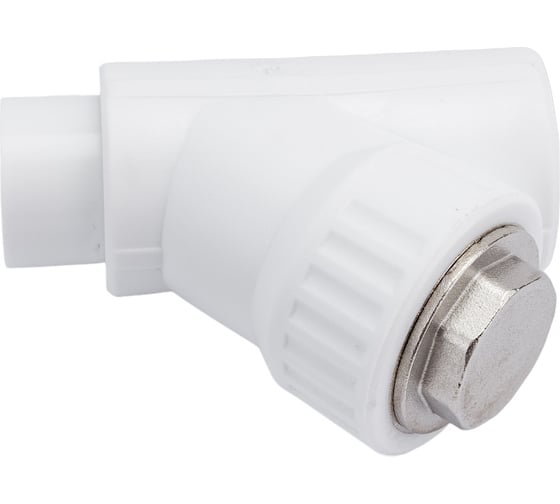 Сетчатый фильтр VALFEX PP-R белый, 32х45°, вн/нр пайка 10142032 036-0621