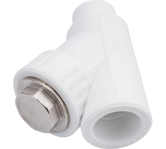 Сетчатый фильтр VALFEX PP-R белый, 32х45°, вн/нр пайка 10142032 036-0621