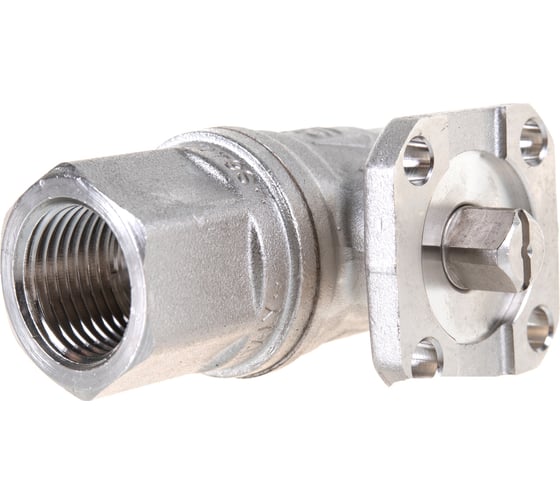 Шаровой кран RuB серия TORINO S.64, под привод, 1/2 DN15 PN40, ВР-ВР, усиленный S64D00
