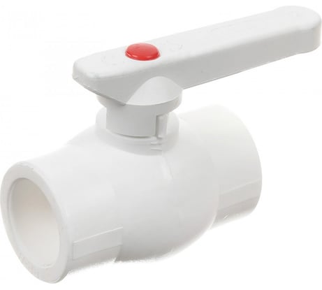 Шаровый кран VALFEX PP-R белый, 25 мм 10144025 007-7664