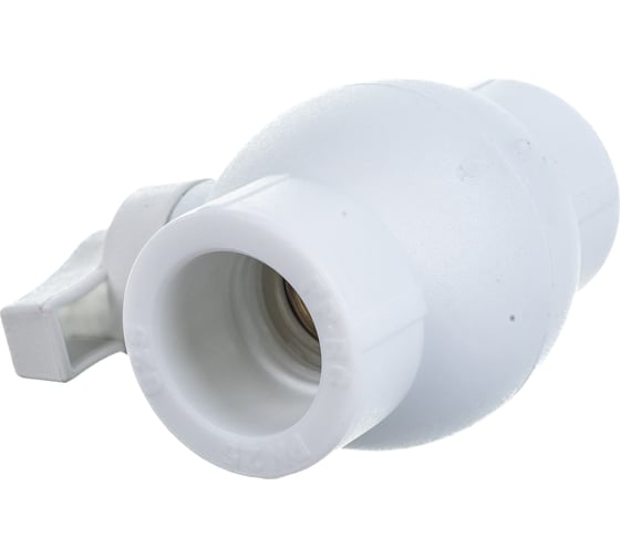 Шаровый кран VALFEX PP-R белый, 25 мм 10144025 007-7664