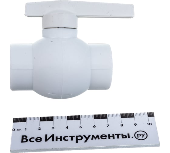 Шаровый кран VALFEX PP-R белый, 25 мм 10144025 007-7664