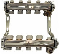 Коллекторный блок Gekon для теплого пола и радиаторного отопления 1x3/4EU отвода GK 73104