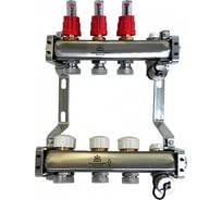 Коллекторный блок Gekon для теплого пола 1x3/4EU 3 отвода GK 72103