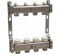 Коллекторный Gekon блок для теплого пола и радиаторного отопления 1x3/4EU 3 отвода GK 75103