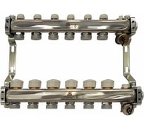 Коллекторный блок Gekon для теплого пола и радиаторного отопления 1x3/4EU 6 отводов GK 73106