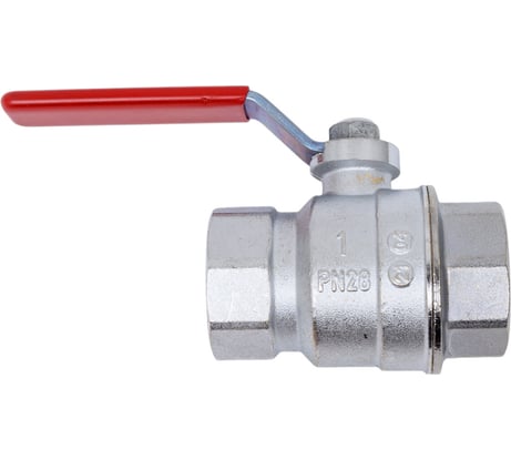 Шаровой кран GEKON хром, с вн./вн. резьбой 1", ручка-рычаг GK 550 1