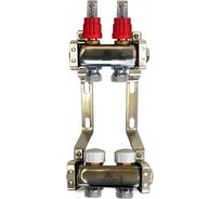 Коллекторный блок Gekon для тепл.пола 1x3/4EU 2 отвода, GK 74102