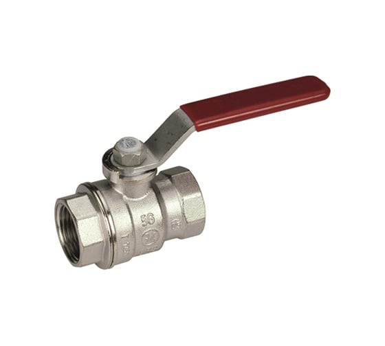 Шаровой кран GEKON хром, с вн./вн. резьбой 1 1/4", ручка-рычаг. GK 550 114