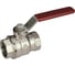 Шаровой кран GEKON хром, с вн./вн. резьбой 1 1/4", ручка-рычаг. GK 550 114 1