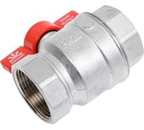 Шаровой кран GEKON хром, с вн./вн. резьбой 1 1/4", ручка-бабочка. GK 551 114