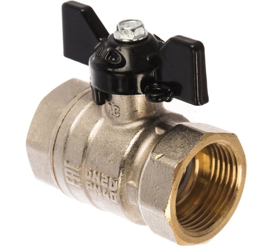 Шаровый кран LD-PRIDE 3/4", внутренняя/внутренняя резьба, бант ИС.081077