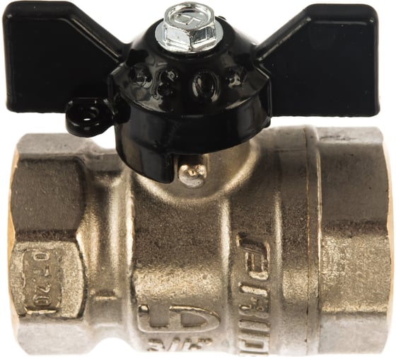 Шаровый кран LD-PRIDE 3/4", внутренняя/внутренняя резьба, бант ИС.081077