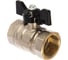 Шаровый кран LD-PRIDE 3/4", внутренняя/внутренняя резьба, бант ИС.081077 2