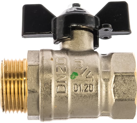 Шаровый кран LD-PRIDE 3/4", внутренняя/наружная резьба, бант ИС.081080