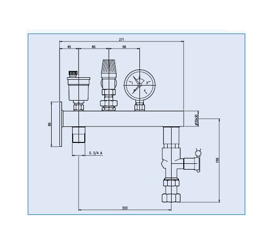 Группа безопасности Watts GAG/KAV 10017890