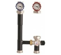 Насосная группа ROMMER с термостатическим смесительным клапаном, 1", без насоса RDG-0002-002503 RG008T2Q1CVIBS