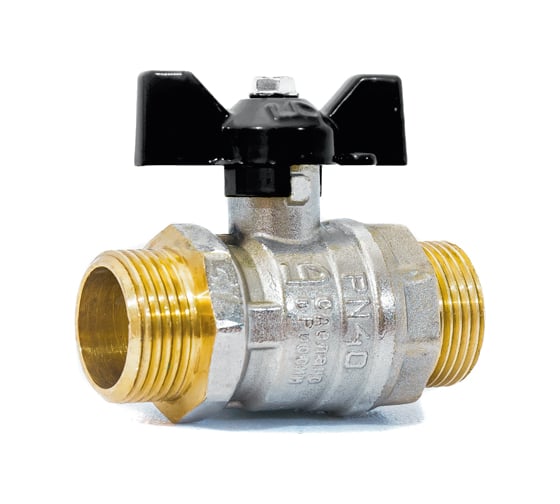 Шаровый кран LD-PRIDE 1/2', наружная/наружная резьба, бант ИС.081082