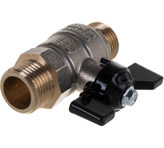 Шаровый кран LD-PRIDE 1/2', наружная/наружная резьба, бант ИС.081082