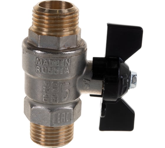 Шаровый кран LD-PRIDE 1/2', наружная/наружная резьба, бант ИС.081082