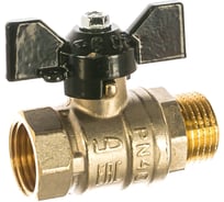 Шаровый кран LD-PRIDE 1/2", внутренняя/наружная резьба, бант ИС.081079