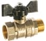 Шаровый кран LD-PRIDE 1/2", внутренняя/наружная резьба, бант ИС.081079 1